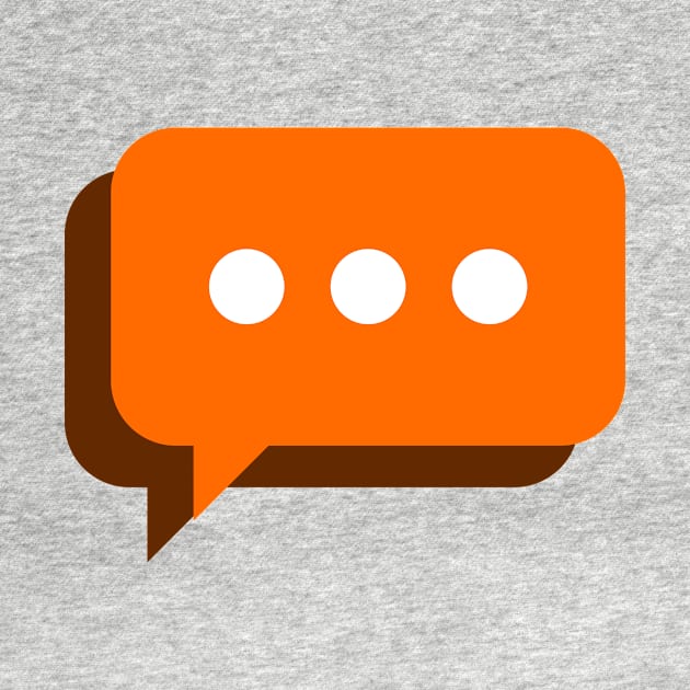 Speech bubble vector icon for apps and websites. by AraDesign